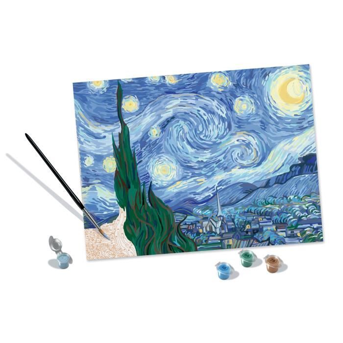 CreArt large format 30x40 cm Van Gogh, The Starry Night, From 14 years old, 23518, Ravensburger