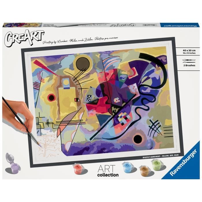 CreArt large format 30x40 cm Kandinsky, From 12 years old, 23650, Ravensburger