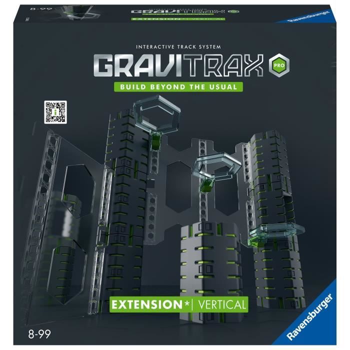 GraviTrax PRO Vertical Expansion Set, 33 Pieces, Marble Run, Ages 8 and Up, 22427, Ravensburger