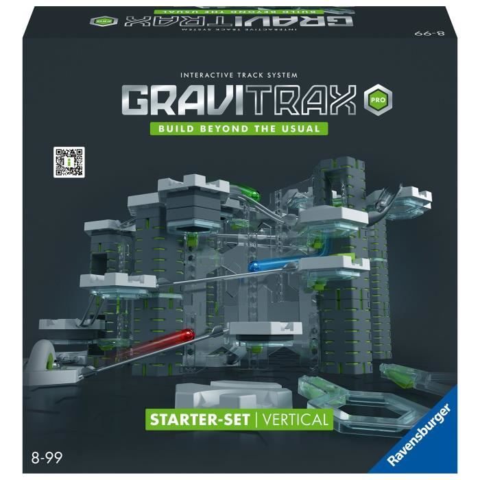 GraviTrax PRO Starter Set Vertical, 152 pieces - Marble Run, Buildable Marble Run, Ages 8 and up, 22426, Ravensburger
