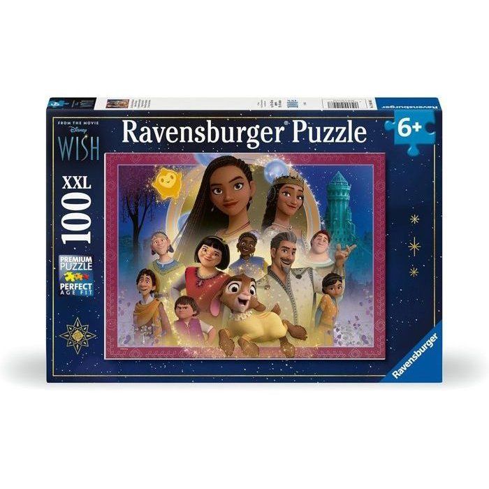 Ravensburger-Puzzle 100 pieces XXL - The Kingdom of Wishes / Disney Wish-4005555010487-Ages 6 and up