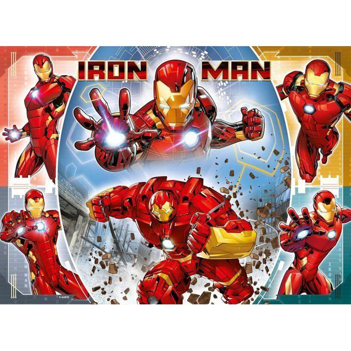 Puzzle 100 pieces XXL, The mighty Iron Man / Marvel Avengers, 00013377, From 6 years old, Ravensburger, MARVEL HEROES