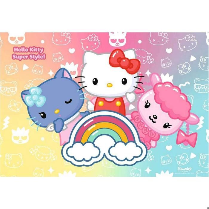 Puzzles 2 x 24 pieces : Hello Kitty