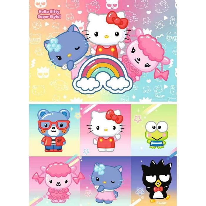 Puzzles 2 x 24 pieces : Hello Kitty