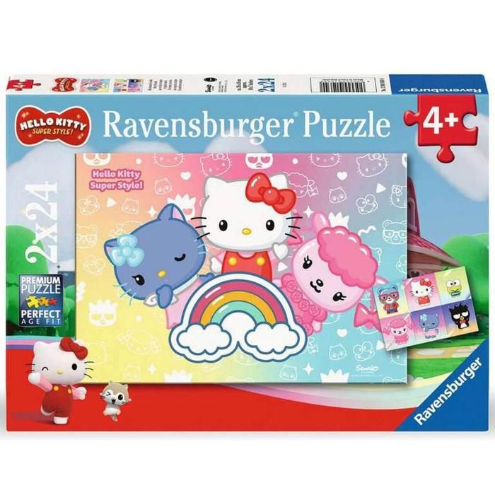 Puzzles 2 x 24 pieces : Hello Kitty