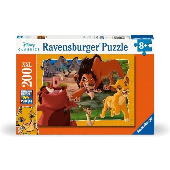 Puzzle 200 p XXL Hakuna Matata - Disney The Lion King - Ages 8 Ravensburger