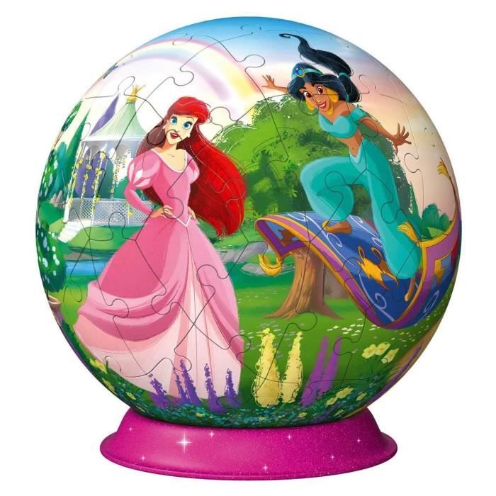 3D Ball Disney Princesses Puzzle - Ages 6 and up - Ravensburger - 11579