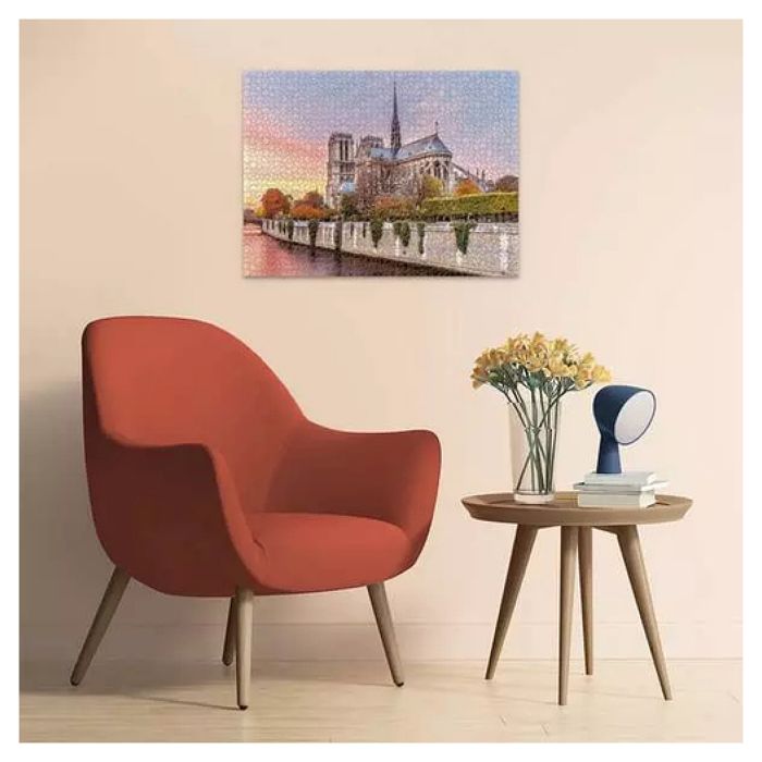 1,500-Piece Puzzle - RAVENSBURGER - Picturesque Notre Dame - Landscapes and Nature - 2-Year Warranty