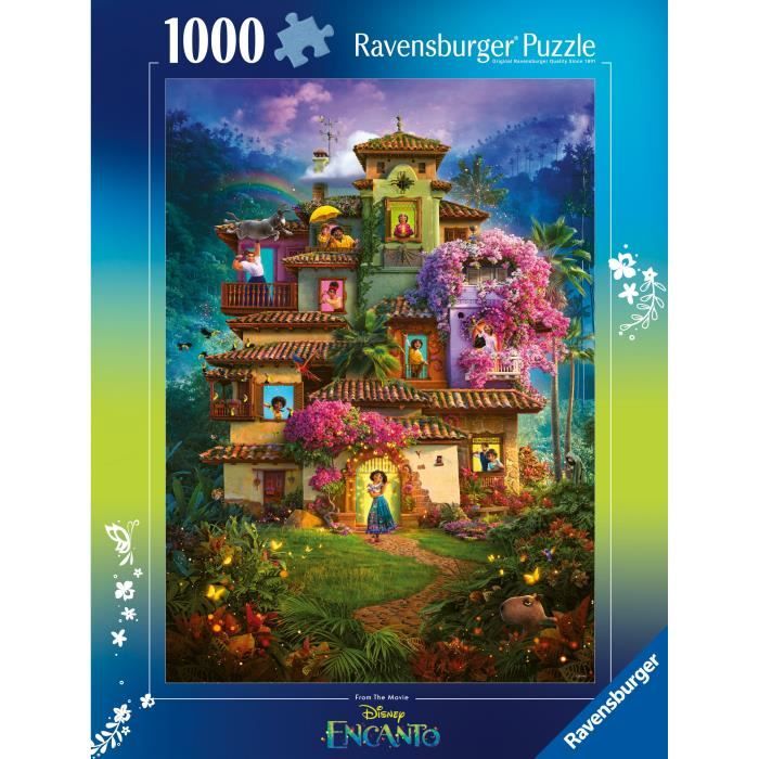 Puzzle 1000 pieces Encanto, Disney Encanto, Adults and children from 14 years old, Premium quality puzzle, 17324, Ravensburger