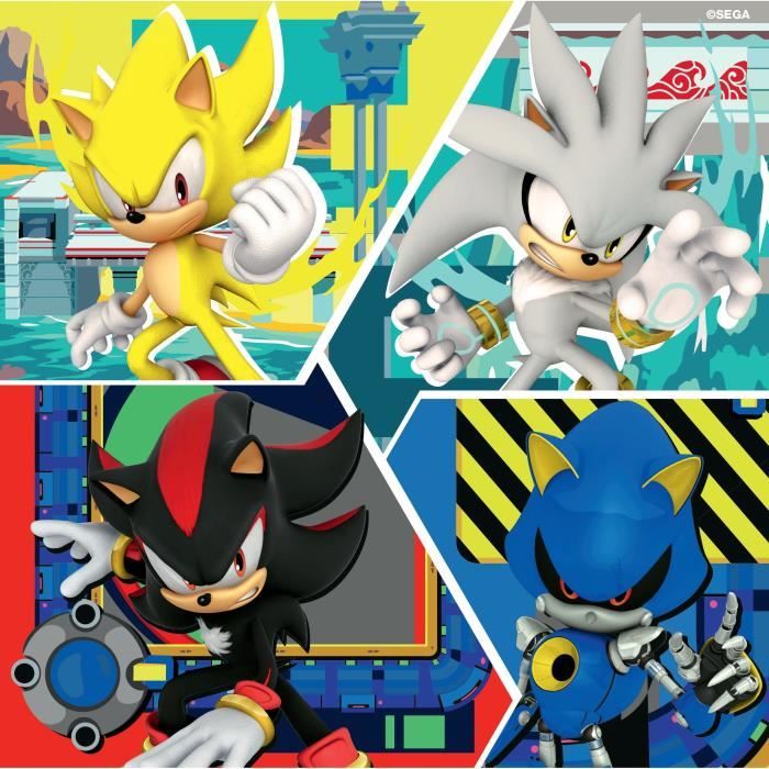 Ravensburger-Puzzles 3x49 pieces - The adventures of Sonic-4005555011330-From 5 years old