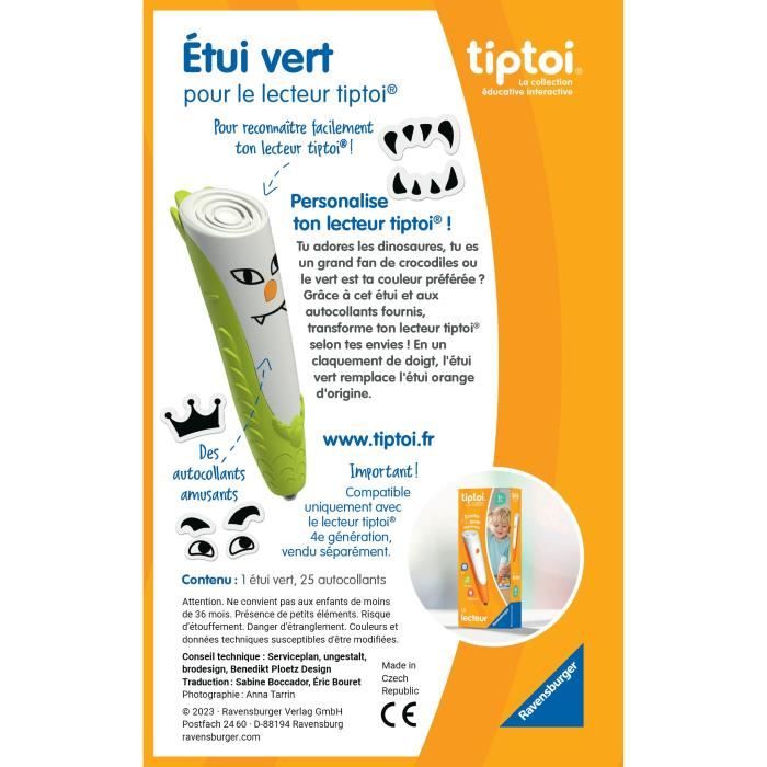 tiptoi Green Case, for tiptoi Reader (not included) 00000182, Ages 3 and up, Ravensburger