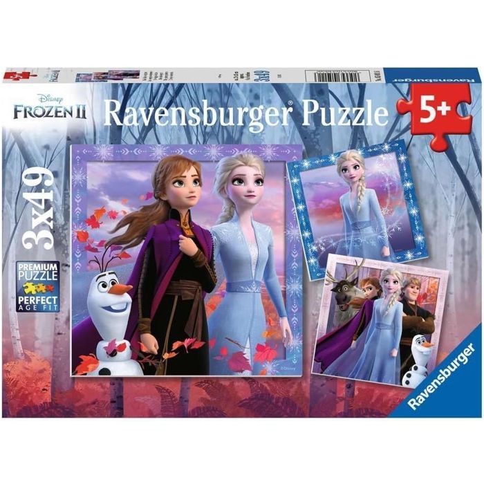 RAVENSBURGER - The Snow Queen 2 Puzzle 3x49 pieces