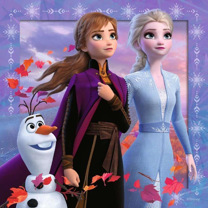 RAVENSBURGER - The Snow Queen 2 Puzzle 3x49 pieces