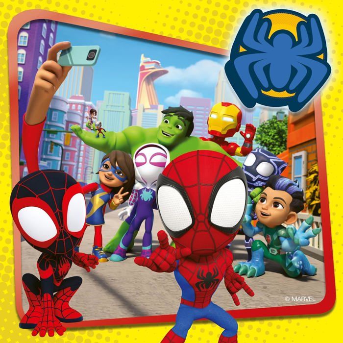 Ravensburger-SPIDERMAN-Puzzles 3x49 pieces - Spidey, the web shooter-4005556057306-From 5 years old