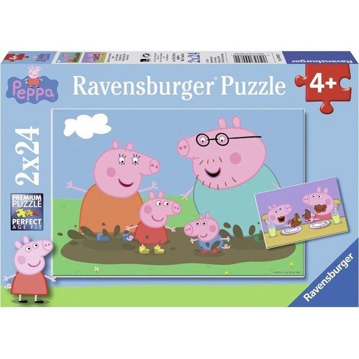 PEPPA PIG Puzzle Family Life 2x24 pcs