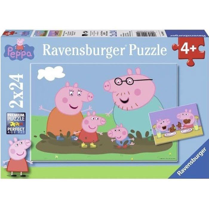 PEPPA PIG Puzzle Family Life 2x24 pcs
