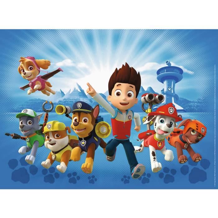 100 piece XXL children's puzzle - Paw Patrol team - Disney - Ages 6 - 10899 - Ravensburger