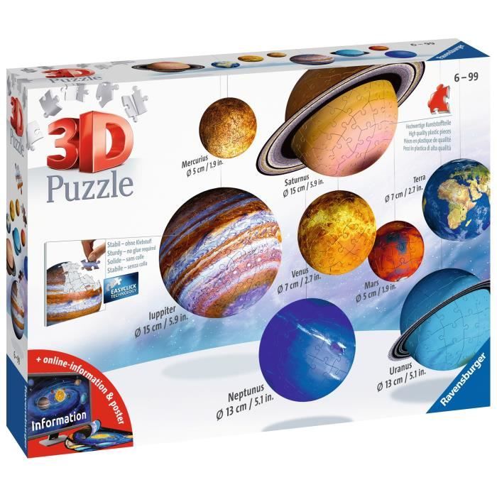 RAVENSBURGER 3D Puzzle Solar System