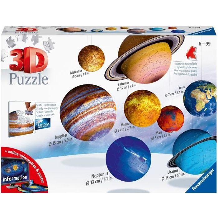 RAVENSBURGER 3D Puzzle Solar System