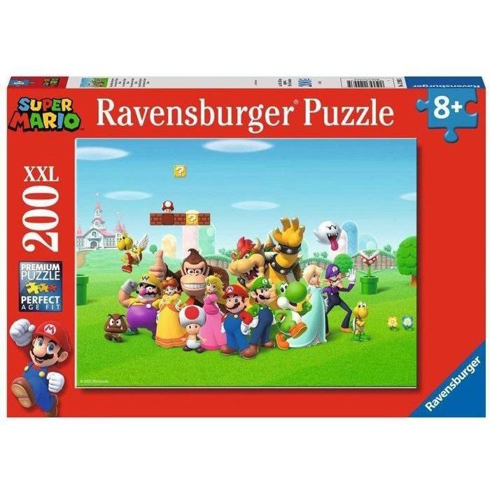 Ravensburger-SUPER MARIO-200 piece XXL puzzle - The adventures of Super Mario-4005556129935-Ages 8 and up