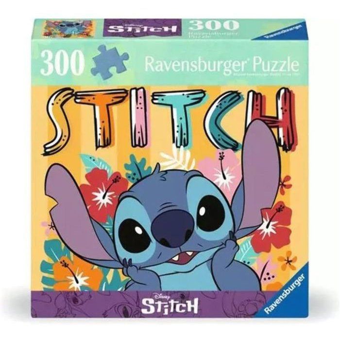 Puzzle 300 pieces Stitch, Adults and children from 8 years old, Premium quality puzzle, Disney, 13399, Ravensburger