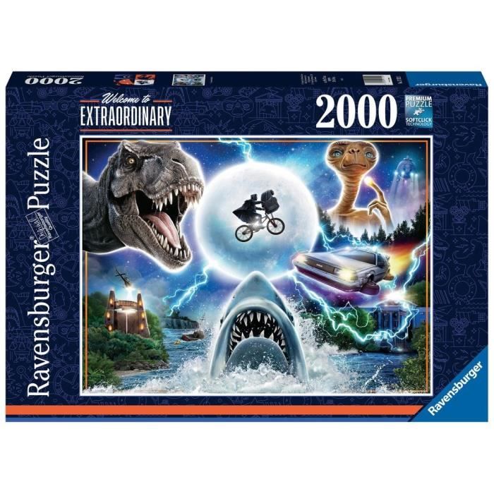 Ravensburger - Puzzle 2000 pieces - Universal's cult films