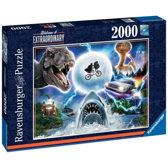 Ravensburger - Puzzle 2000 pieces - Universal's cult films
