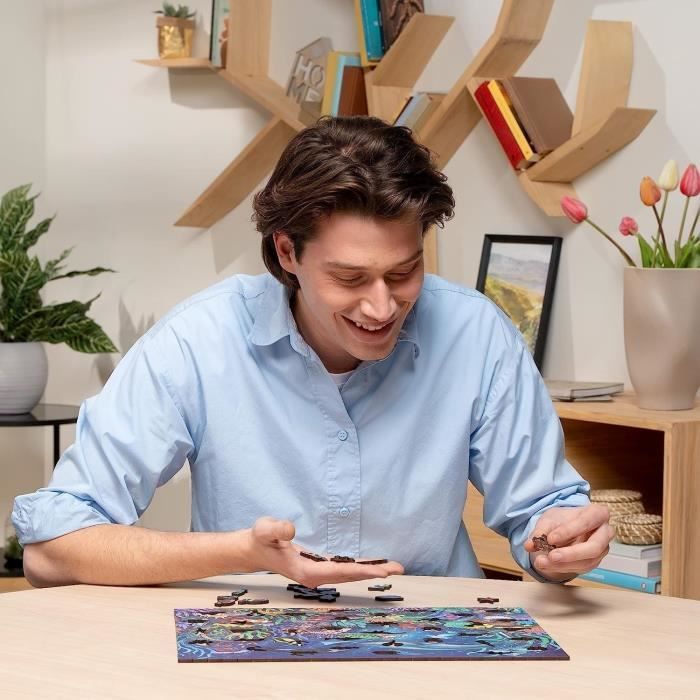 Wooden puzzle 500 pcs Fantastic forest