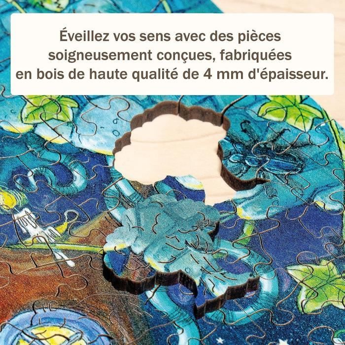 Wooden puzzle 500 pcs Fantastic forest