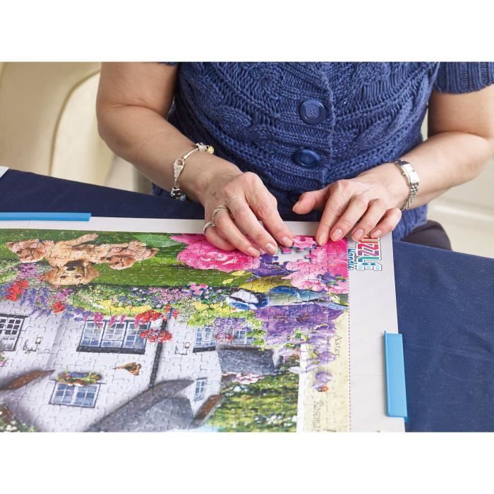 Puzzle board - RAVENSBURGER - 17971 - Foldable - For 1000 pieces - Fixing clips