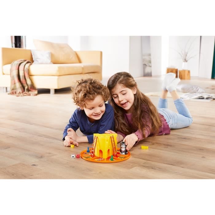 Miam Miaou - Ravensburger - The cheese race - Board game Children - 3 levels of difficulty - 2 to 4 players - From 3 years