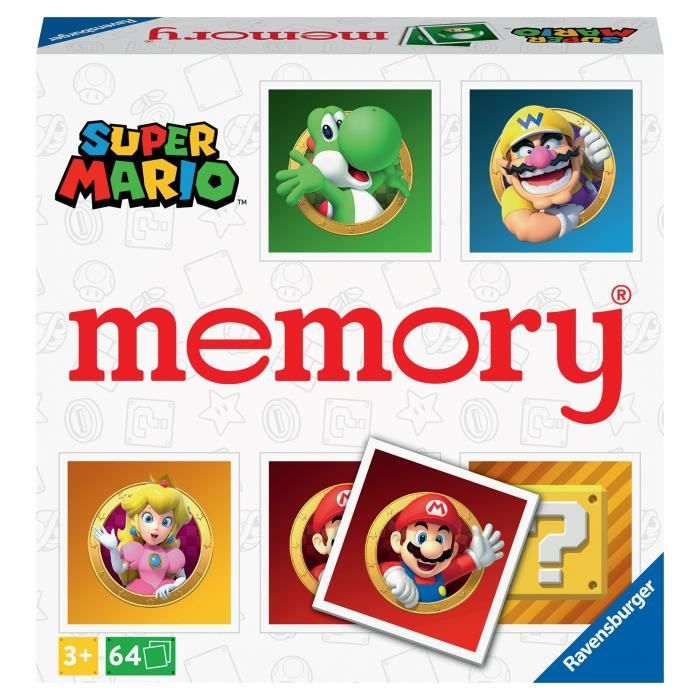 Grand Memory - Super Mario - Educational game - From 3 years old - 20925 - Ravensburger