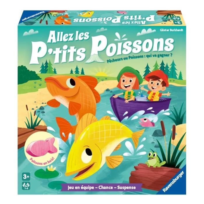 Allez Les P'tits Poissons - First Board Game for Children - 20991 - Ravensburger - Ages 3.