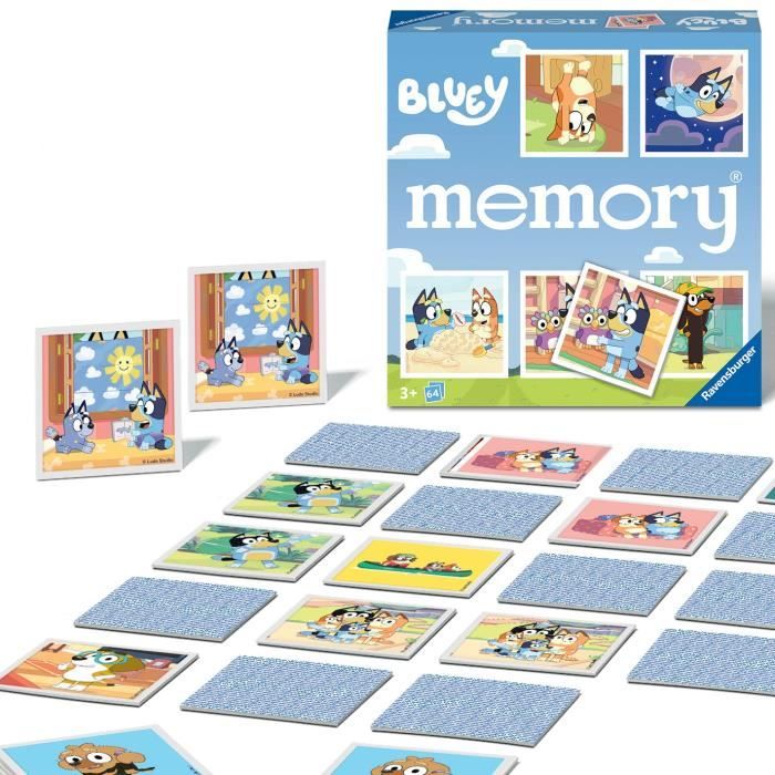 Ravensburger-BLUEY-Grand memory Bluey-4005556226467-From 3 years