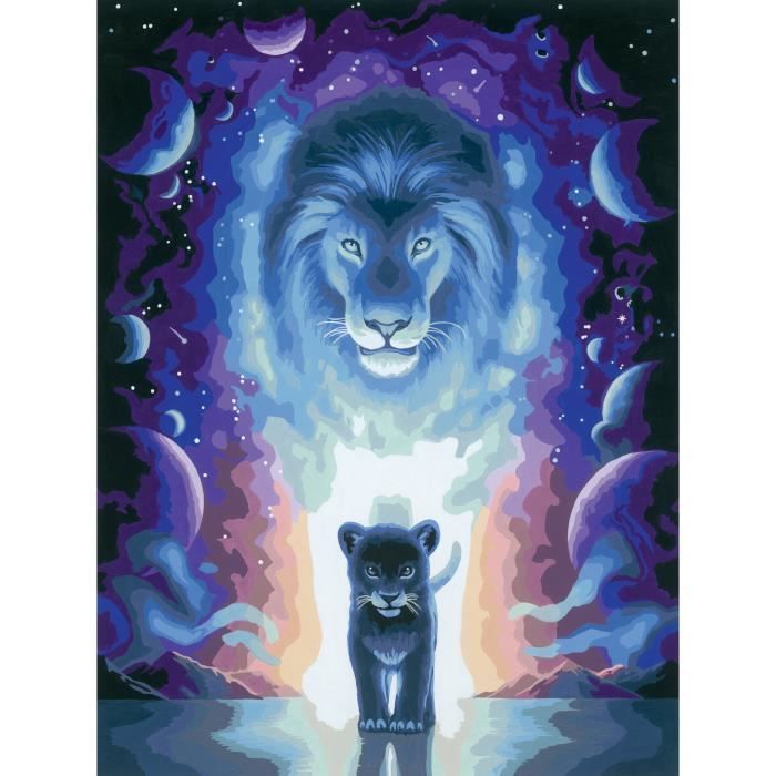CREART Large format 30x40 cm - Lion / Jojoesart edition -4005556235162 - RAVENSBURGER