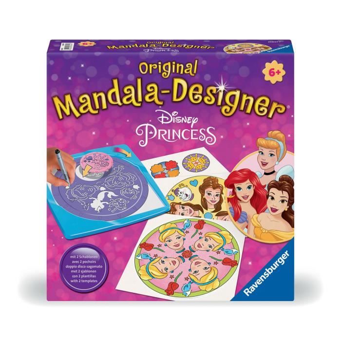 Ravensburger-PRINCESS-Mandala Midi Disney Princesses-4005556238477-From 6 years