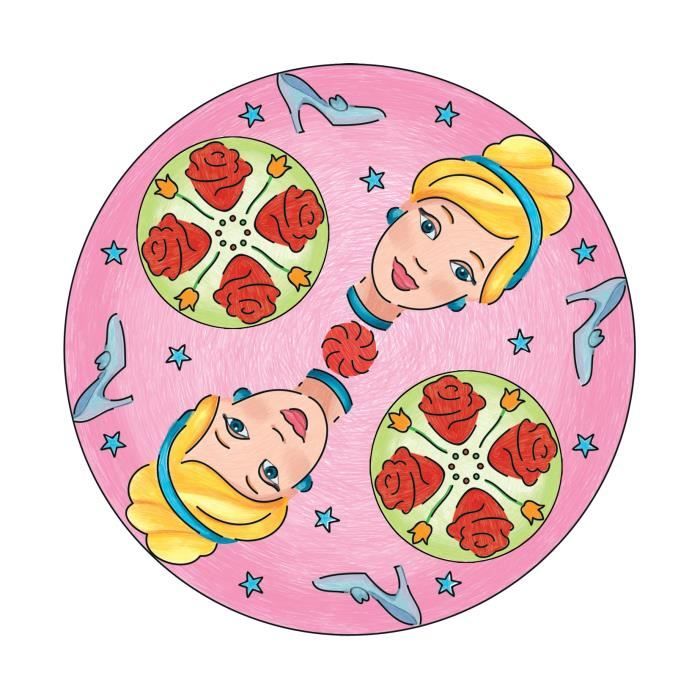 Ravensburger-PRINCESS-Mandala Midi Disney Princesses-4005556238477-From 6 years