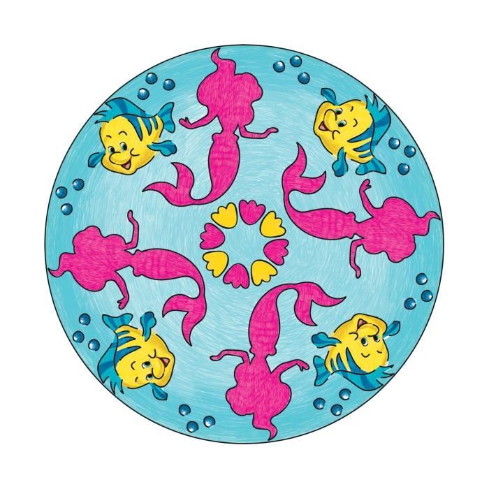Ravensburger-PRINCESS-Mandala Midi Disney Princesses-4005556238477-From 6 years