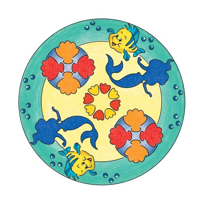 Ravensburger-PRINCESS-Mandala Midi Disney Princesses-4005556238477-From 6 years