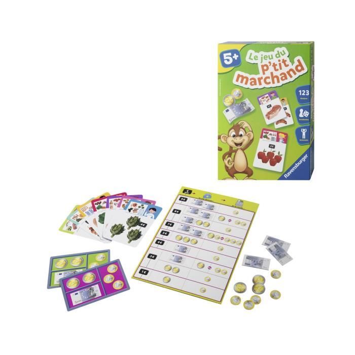 The little merchant's game - Educational game - Buy and sell - Introduction to mental arithmetic - Ravensburger - From 5 years