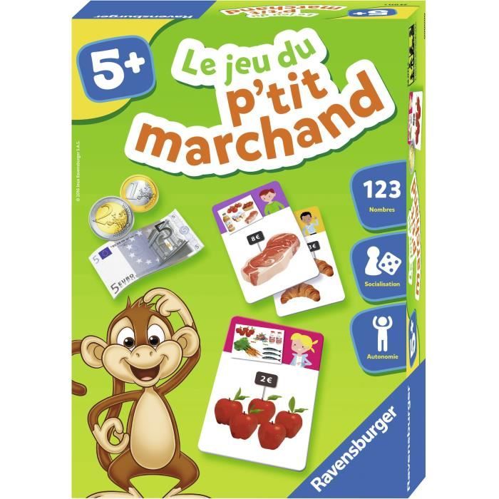 The little merchant's game - Educational game - Buy and sell - Introduction to mental arithmetic - Ravensburger - From 5 years