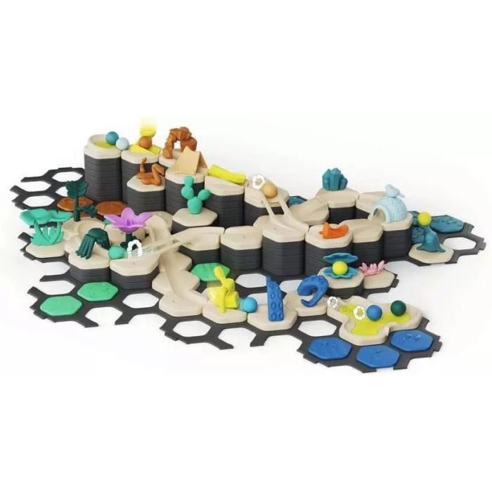 Gravitrax Junior - Starter Set XXL My Planet 184 pieces - Marble circuit - Creative construction game - Ages 3 - Ravensburger