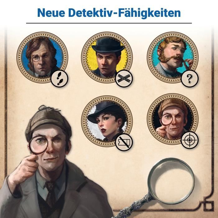 Scotland Yard Sherlock Holmes, Family Strategy Game, Ages 10 and Up, 27344, Ravensburger