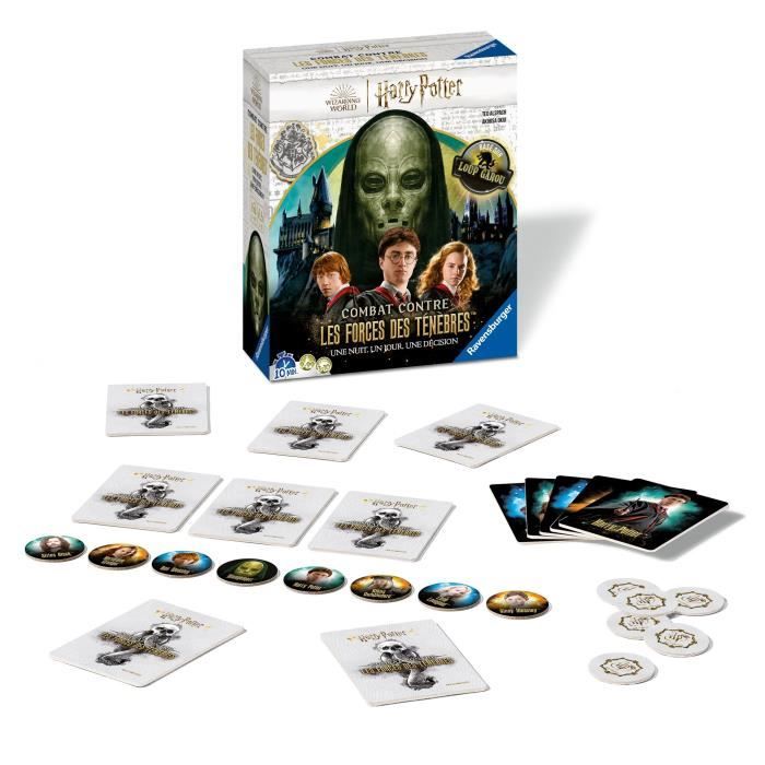 Harry Potter Board Game Fight Against the Forces of Darkness, Based on the Werewolf Game, Ages 9 and Up, Ravensburger, 27354