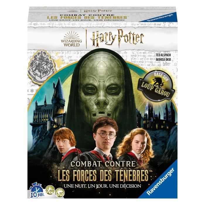 Harry Potter Board Game Fight Against the Forces of Darkness, Based on the Werewolf Game, Ages 9 and Up, Ravensburger, 27354