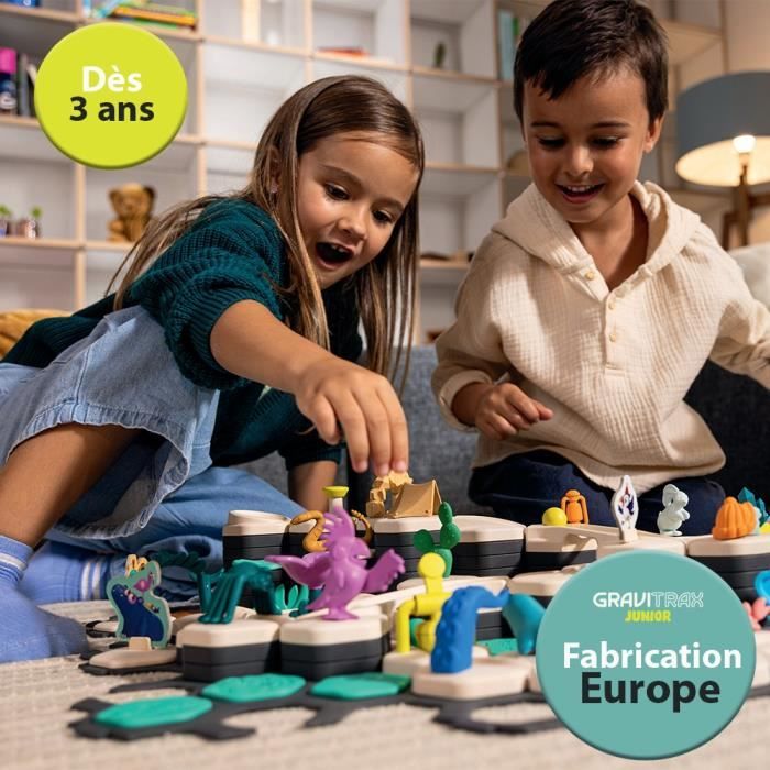 GraviTrax JUNIOR Rails extension set - My Trax 35 pieces - Marble circuits - 3 year olds - 27401 - Ravensburger