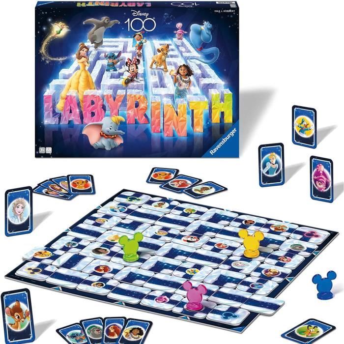 Labyrinth Disney 100th birthday - Plateau game - 4005556274604 - Ravensburger