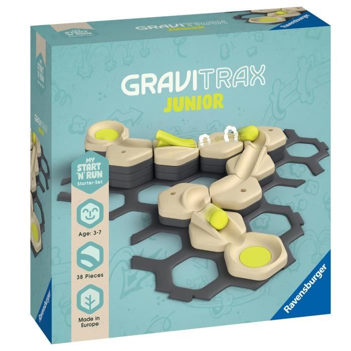 GraviTrax JUNIOR Start and Run expansion set - Marble circuits - 3 year olds - 27531 - Ravensburger