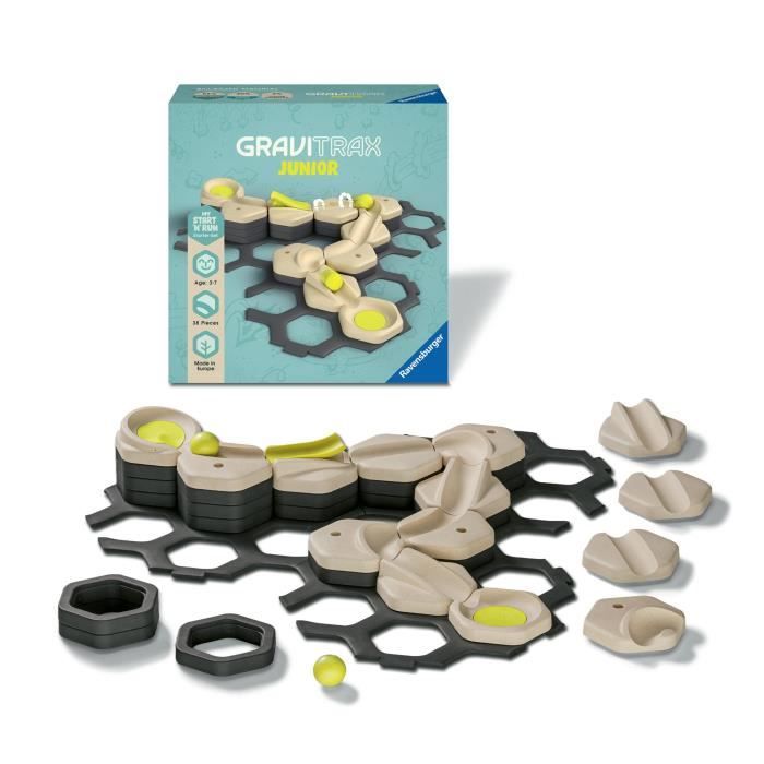 GraviTrax JUNIOR Start and Run expansion set - Marble circuits - 3 year olds - 27531 - Ravensburger