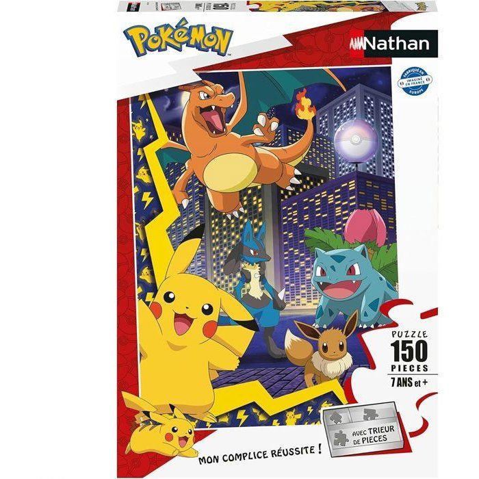 Nathan-POKEMON-150 piece puzzle - Pokémon Town-4005556861897-Ages 7 and up